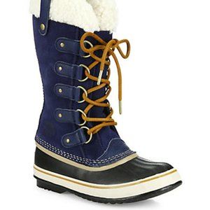 Joan of Arctic Suede&Shearling Winter Sorel Boots